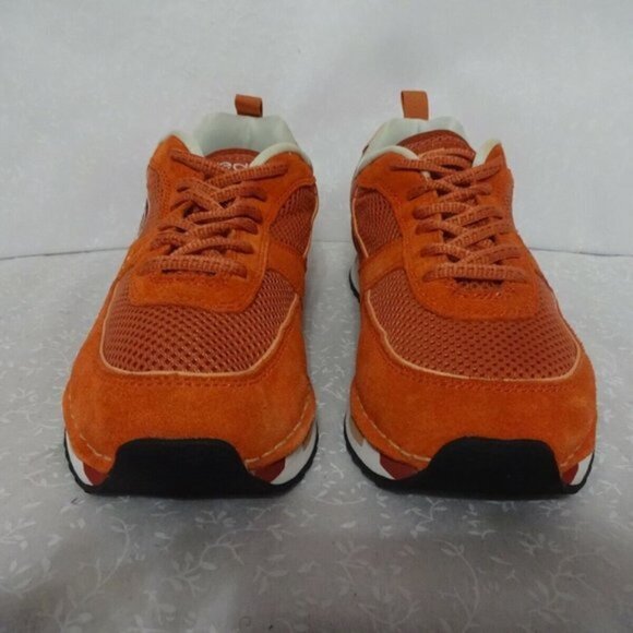 Ecko Red Atomix Womens Size 9 US Orange Leather Lace Up Sneaker Shoes 26035 - Picture 3 of 9
